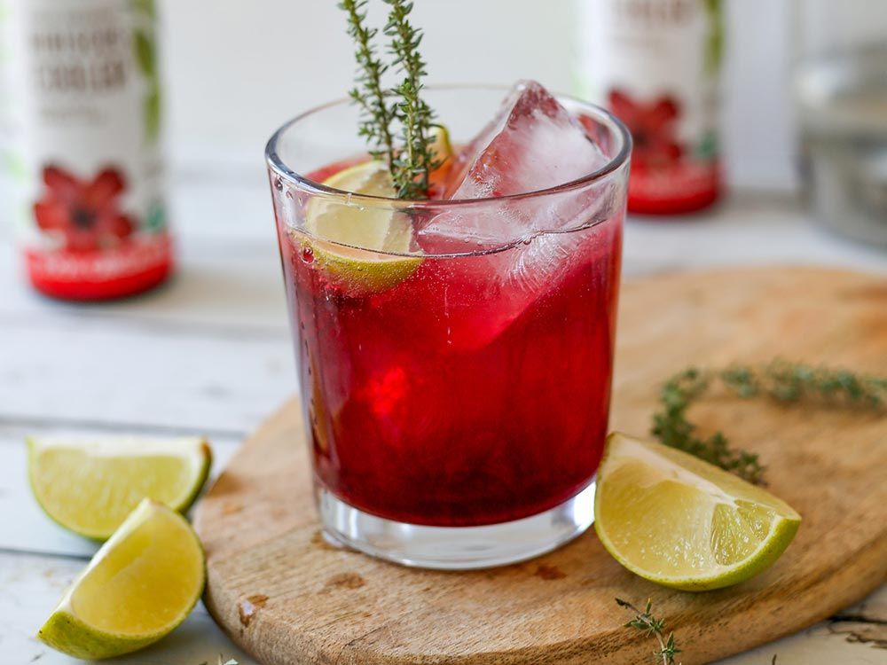 Hibiscus Cooler Mocktail